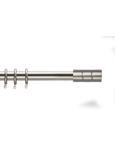 BARRA METAL EXT KIT KANSAS NIQUEL 125-245 CM