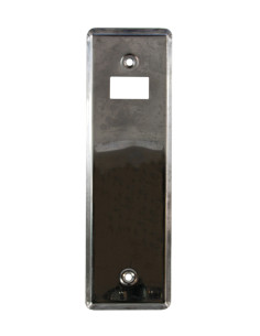 PLACA RECOGEDOR METAL INOX