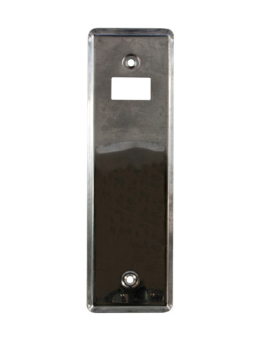 PLACA RECOGEDOR METAL INOX