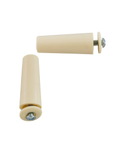 TOPE PERSIANA C/T BL.2 MARFIL 60 MM