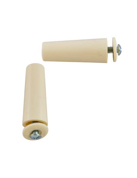 TOPE PERSIANA C/T BL.2 MARFIL 60 MM