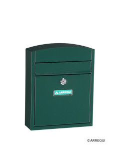 BUZON EXTERIOR ACERO VERDE 32X26X9CM