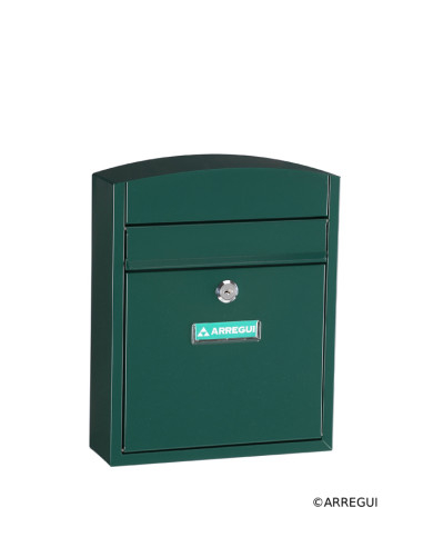 BUZON EXTERIOR ACERO VERDE 32X26X9CM