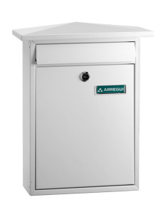 BUZON EXTERIOR ACERO BLANCO 37X31X10CM