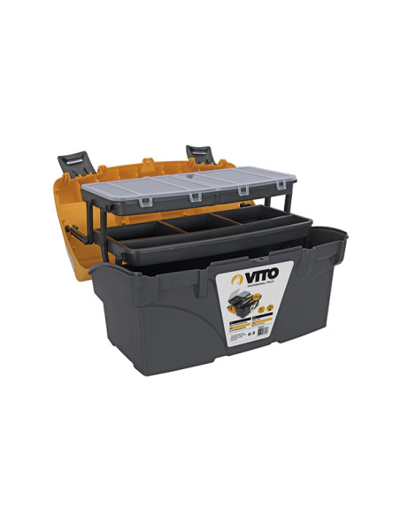 CAJA HERRAMIENTA C/ORGANIZADOR 17''