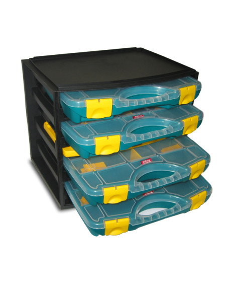 ORGANIZADOR MODULAR 4 ESTUCHES