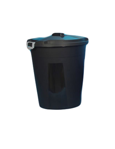 CUBO BASURA INDUSTRIAL NEGRO 50 L