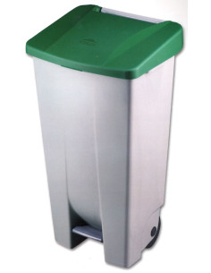 CONTENEDOR PEDAL RUEDAS 120 L