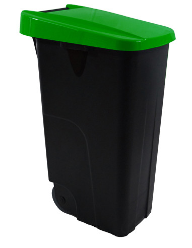 CONTENEDOR RUEDA ECO VERDE 110 L