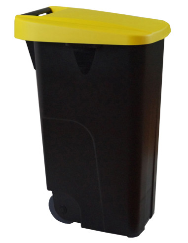 CONTENEDOR RUEDA ECO AMARILLO 110 L