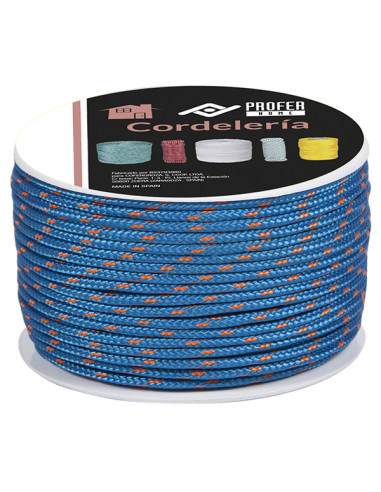 CORDON FANTASIA PES 4MM AZUL 25 M