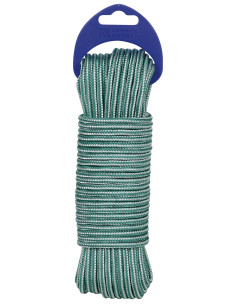 CORDON PP ALMA TEXTURADA 4MM VD/BLAN 15 M