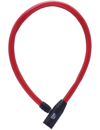 CANDADO CABLE BICI JUNIOR ROJO 60 CM