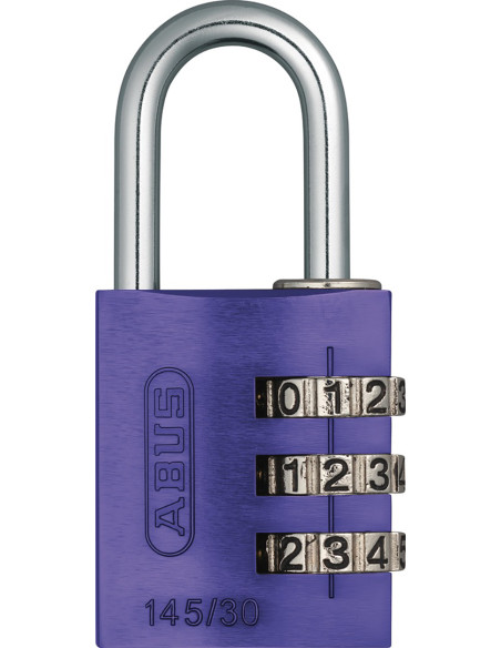 CANDADO COMBINACION REPR AZUL 30 MM
