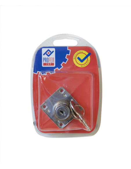 CERRADURA ARMARIO BL 1 PZA 26 MM