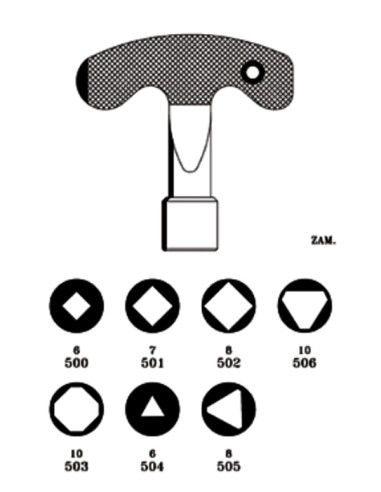 LLAVE CIERRE 8 MM