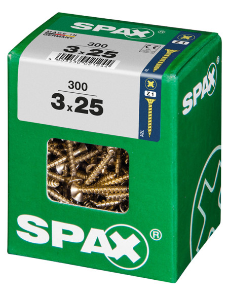 TORNILLO CP YELLOX PZ 3X25 MM