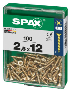 TORNILLO CP YELLOX PZ 2,5X12 MM