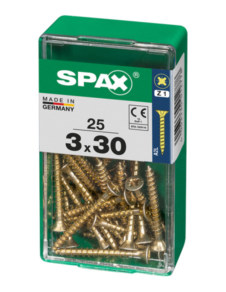 TORNILLO CP YELLOX PZ 3X30 MM