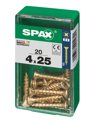 TORNILLO CP YELLOX PZ 4X25 MM