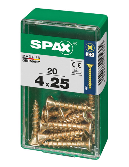 TORNILLO CP YELLOX PZ 4X25 MM