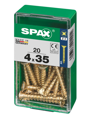 TORNILLO CP YELLOX PZ 4X35 MM
