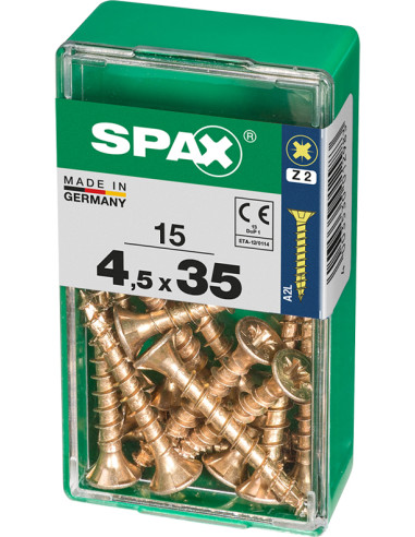 TORNILLO CP YELLOX PZ 4,5X35 MM