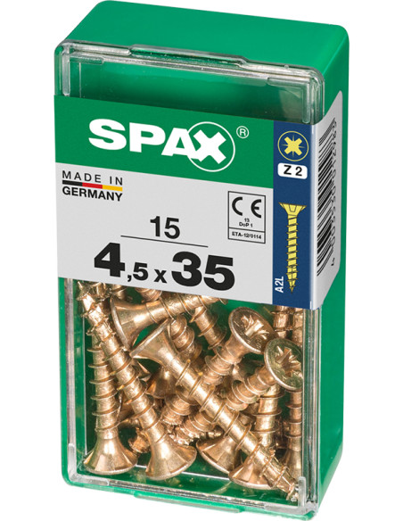 TORNILLO CP YELLOX PZ 4,5X35 MM