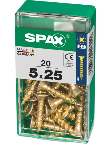 TORNILLO CP YELLOX PZ 5X25 MM