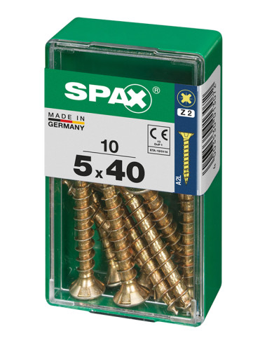 TORNILLO CP YELLOX PZ 5X40 MM
