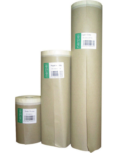 PAPEL KRAFT PLUS C/CINTA 45 M 15 CM