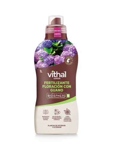 FERTILIZANTE FLOR C/GUANO BIOSPH.PLUS 1 L