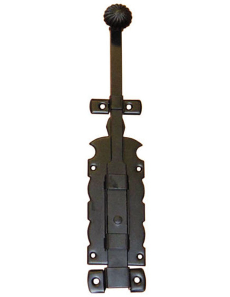 PASADOR PUERTA FORJA NEGRO M. 300 MM