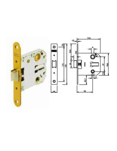 PICAPORTE UNIFICADO C.C. AE 50