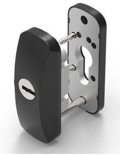 ESCUDO SEGURIDAD C METAL NGR