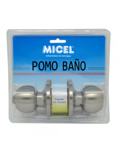 POMO BOLA BAÑO INOX