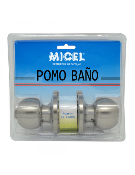 POMO BOLA BAÑO INOX