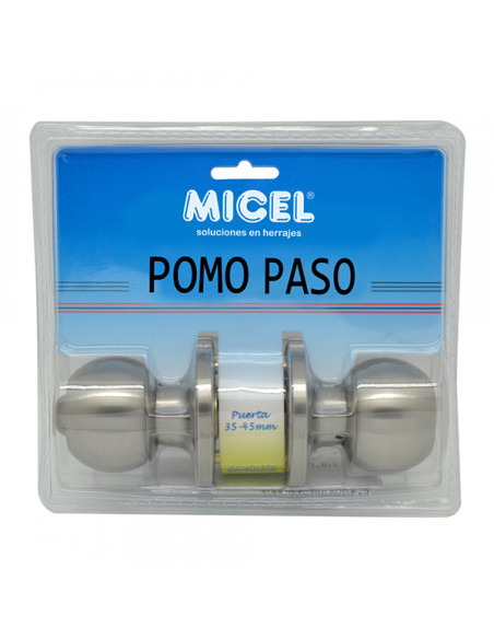 POMO BOLA PUERTA PASO INOX
