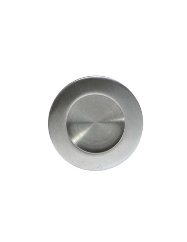 TIRADOR EMBUT. REDONDO CORREDERA INOX 120X40 MM