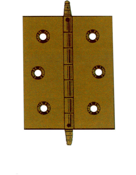 BISAGRA LATONADA REMATE ALTO 50X40 MM