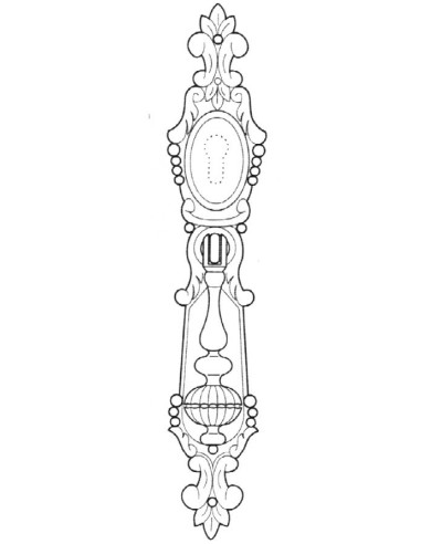 TIRADOR ARMARIO ZAMAC S/B 110 MM