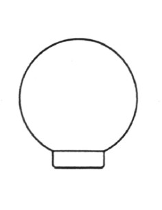 POMO ABS NEGRO 25 MM