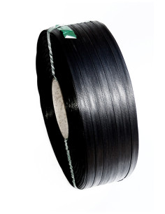 FLEJE PLASTICO ROLLO NEGRO 13 MM