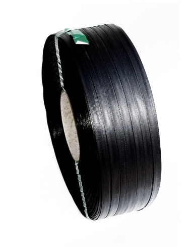 FLEJE PLASTICO ROLLO NEGRO 13 MM