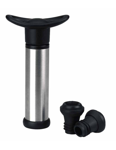 BOMBA MANUAL VACIO + 2 TAPONES
