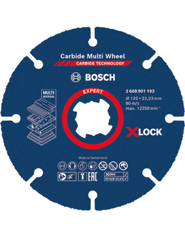 DISCO MULTIMATERIA XLOCK EXPERT 115 MM