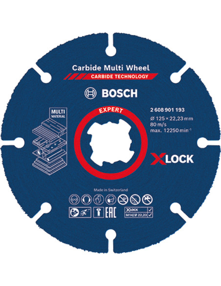 DISCO MULTIMATERIA XLOCK EXPERT 115 MM