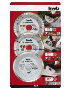 DISCO DIAMANTE SURTIDO JGO 3 115 MM