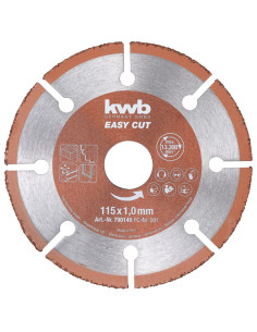 DISCO DIAMANTE MADERA-CLAVOS 115X1MM