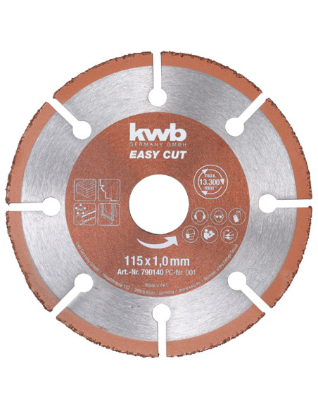 DISCO DIAMANTE MADERA-CLAVOS 115X1MM